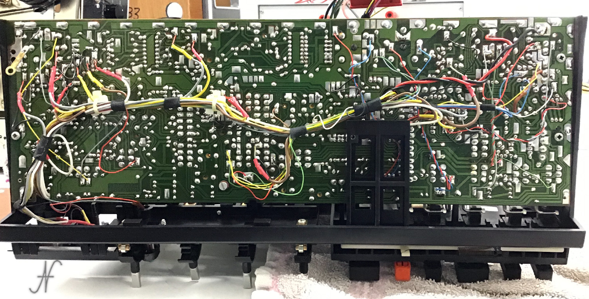 Philips N4504, Aristona EW5504, electronic board, bottom view