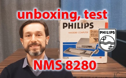 Philips NMS 8280, MSX 2, retro computer vintage, unboxing e prova, copertina, ValorosoIT