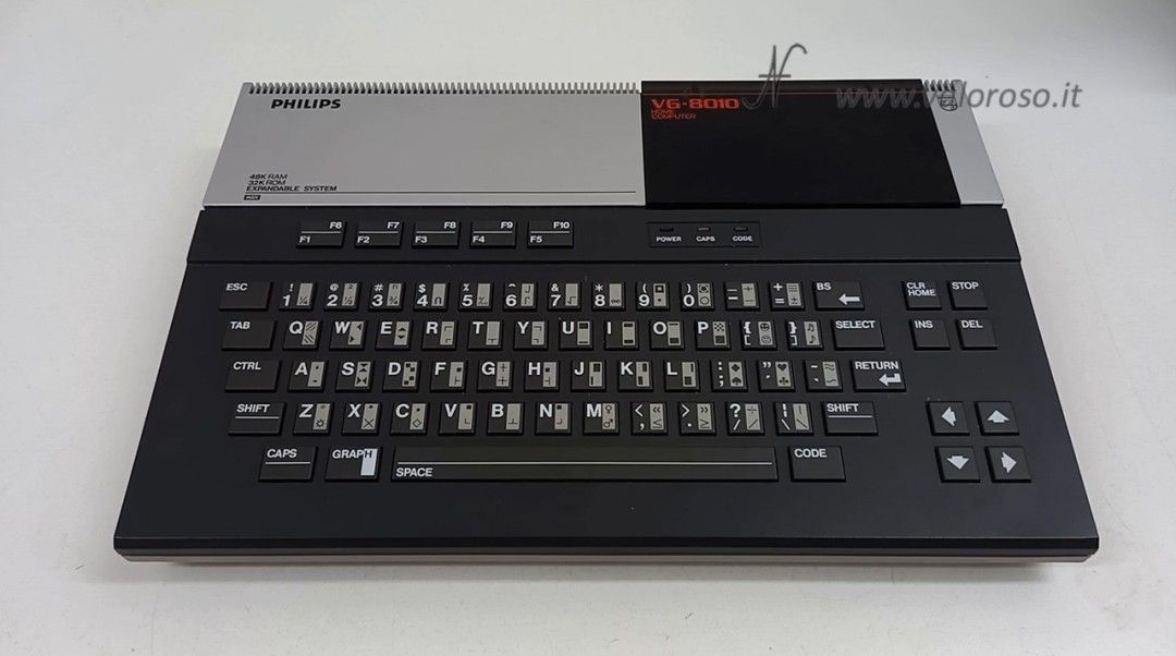 Philips VG 8010, VG-8010, VG8010, MSX computer vintage, Z80