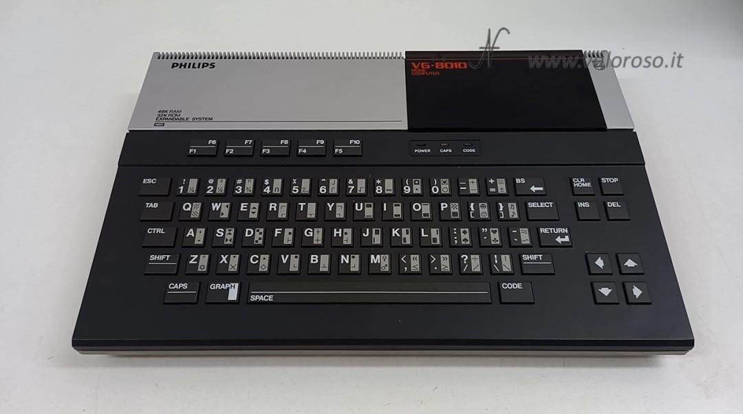 Philips VG 8010, VG-8010, VG8010, MSX vintage computer, Z80