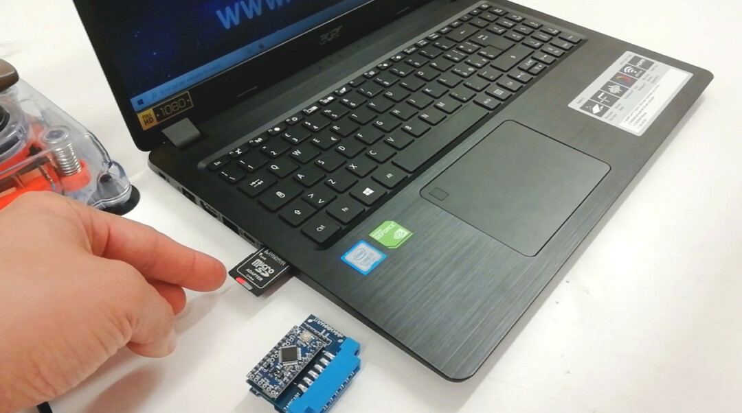 Preparare la MicroSD per la TapeCart SD FAT32 adattatore SD PC portatile Windows