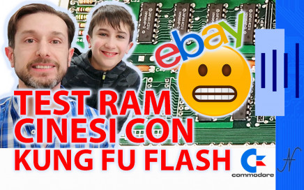 Test Commodore 64 RAM with Kung Fu Flash 586220 4164, MT4264, HM4864P, M3764 diag