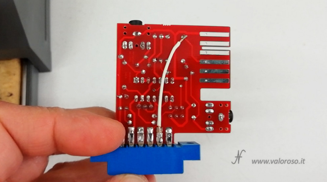 Reel recorder connected to Commodore 64 MP32C64 C64 interface modification