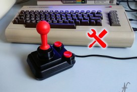 Competition Pro 5000 joystick restoration, fix, repair, test - final test on Commodore 64 with Game Controller Tester V1.0 - Original Competition Pro joystick restoration - article cover