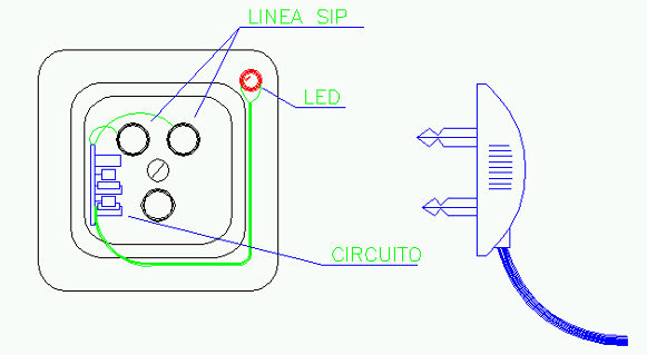 SPTEL, sip line detector engaged, assembly, Amedeo Valoroso, busy telephone line indicator