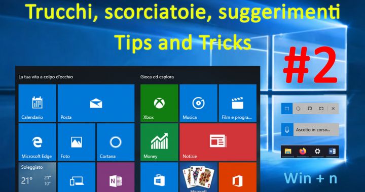 Windows 10 shortcuts, tips and tricks, hints, keyboard shortcuts