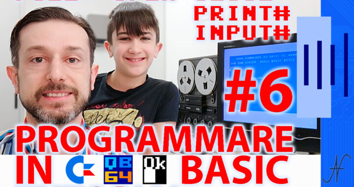 Write and read a file in Basic, Commodore, QuickBasic QB64, GwBasic PC-BASIC, Turbo Basic, episode 6, OPEN CLOSE PRINT INPUT file