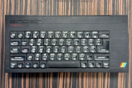 Sinclair ZX Spectrum + Spectrum+ Spextrum Plus, vintage retro computer, CPU: Zilog Z80A at 3.5 MHz, ROM: 16 kB, RAM: 48 kB, Video: 16 colors, text 32 columns × 24 lines, graphics 256 x 195 pixels, Audio: buzzer, Keyboard: QWERTY 40 plastic keys, Software included in ROM: Sinclair BASIC, Expansion ports: 1 Expansion port, 1 Antenna (RF connection to TV), 2 Cassette recorder ports (out and in).