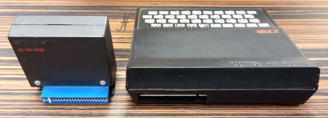 Sinclair ZX81, porta posteriore, porta di espansione, RAM 16KB, ZX 16K RAM