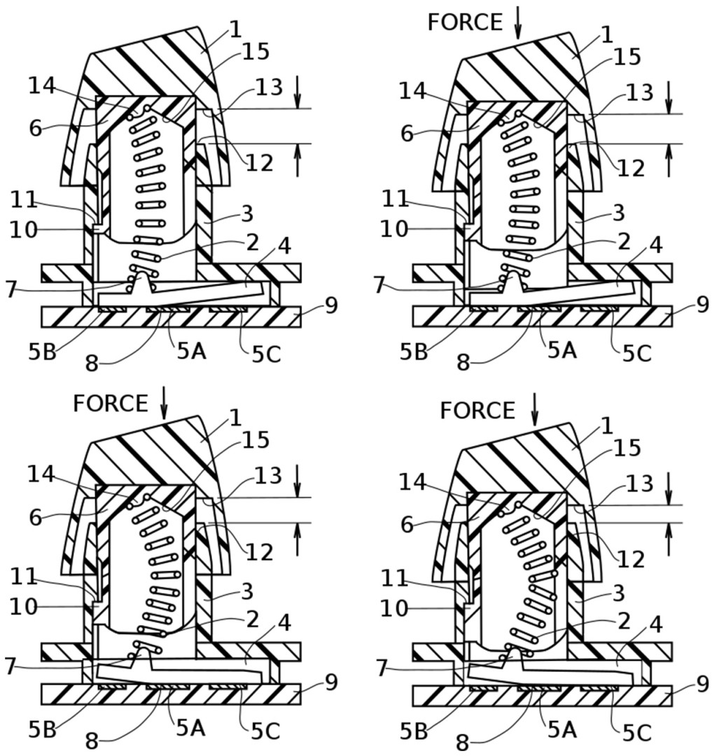 Smontaggio e pulizia tastiera meccanica IBM model M, funzionamento meccanismo buckling spring brevettato