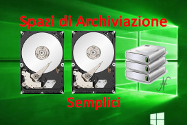 Simple Storage Space Windows 10, sum hard disk capacity, hard disk union, increase space