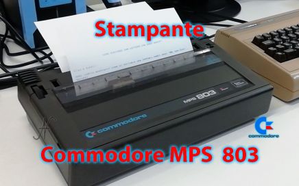 Stampante Commodore MPS 803, stampante ad aghi, pulizia, lubrificazione