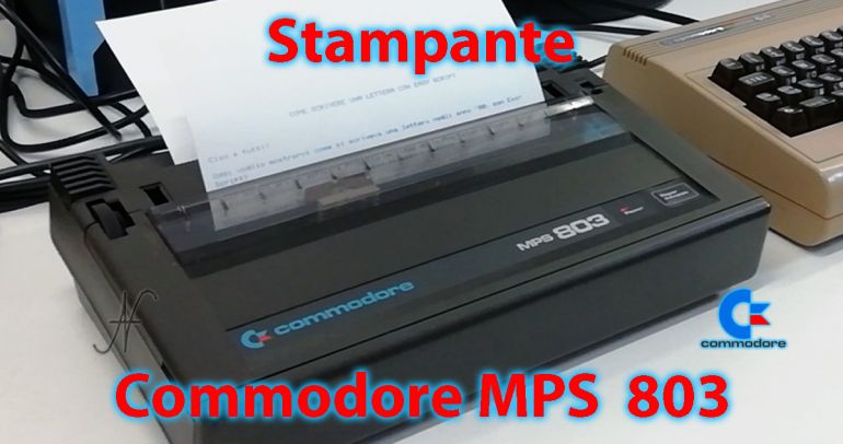 Commodore MPS 803 printer, needle printer, cleaning, lubrication