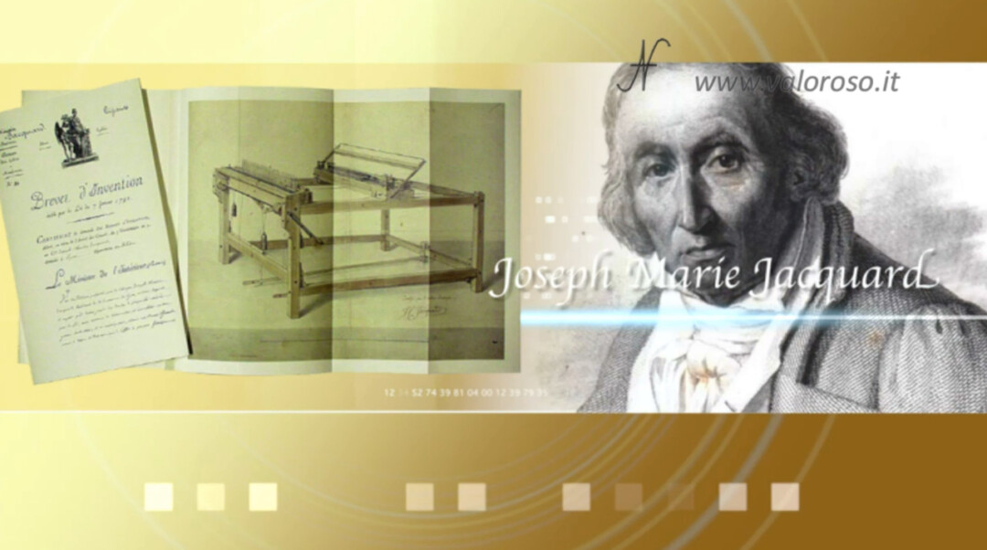 Storia del computer, Documentario HistoryBit, Joseph Marie Jacquard, Telaio, Schede perforate