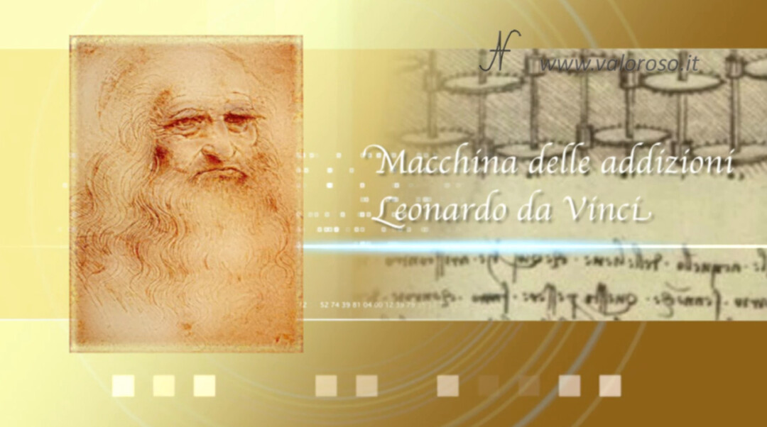 calcolo automatico, calcolatore meccanico, Documentario HistoryBit, Macchina delle addizioni di Leonardo Da Vinci