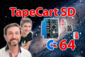 Interface Cartridge TapeCart SD load fast games Commodore 64 TAP PRG TCRT