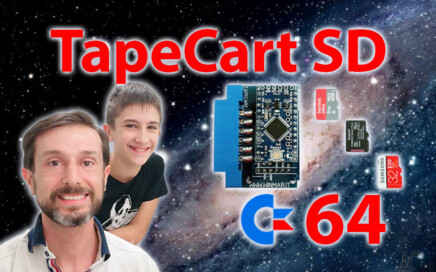 Interfaccia cartuccia TapeCart SD caricare velocemente giochi Commodore 64 TAP PRG TCRT