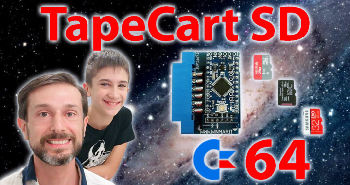 Interface Cartridge TapeCart SD load fast games Commodore 64 TAP PRG TCRT