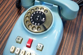 Safnat Milan rotary telephone from the 70s, internal buttons, disk with numbers, analogue telephone