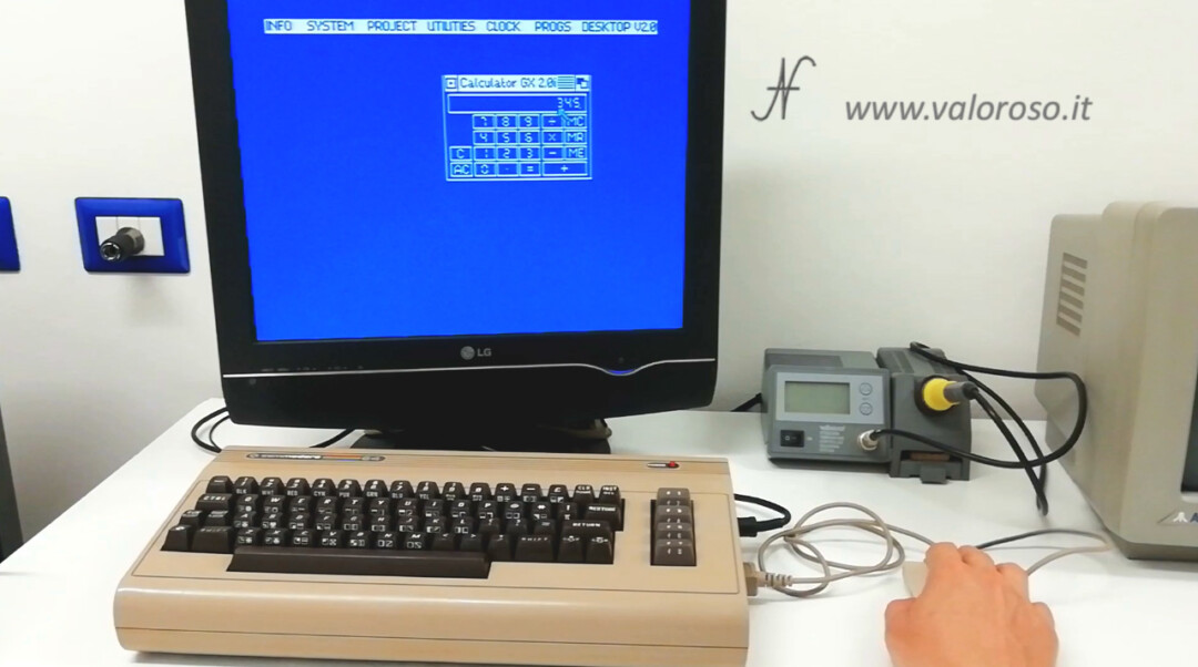 The Final Cartridge III+ 3 plus FinalCartridge Commodore 64 desktop os sistema operativo windows finestre calcolatrice