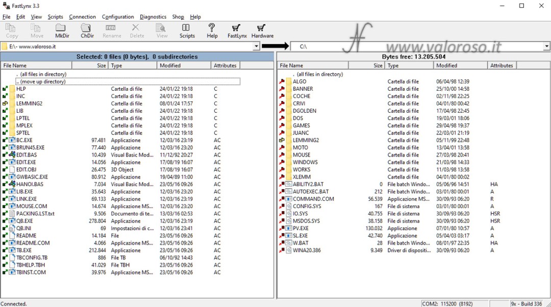 Transfer files to old computers, FastLynx 3.3, copy files, folders, Windows clients