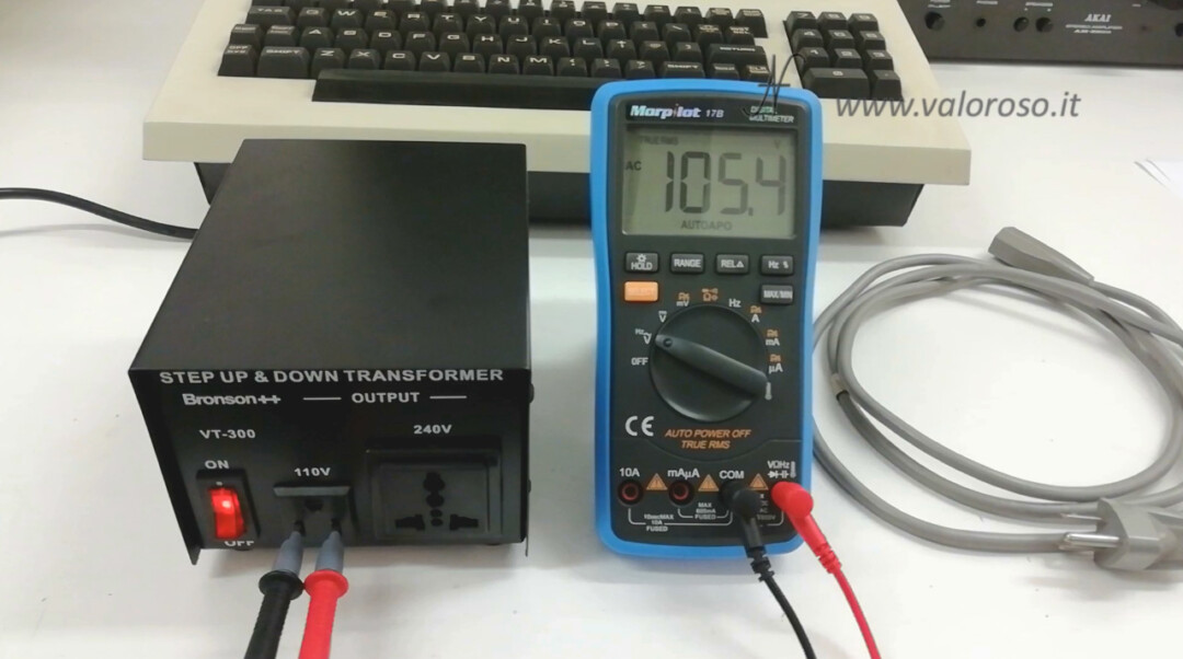 Transformer, converter, Bronson VT-300 voltage USA UK 105Vac RMS tester