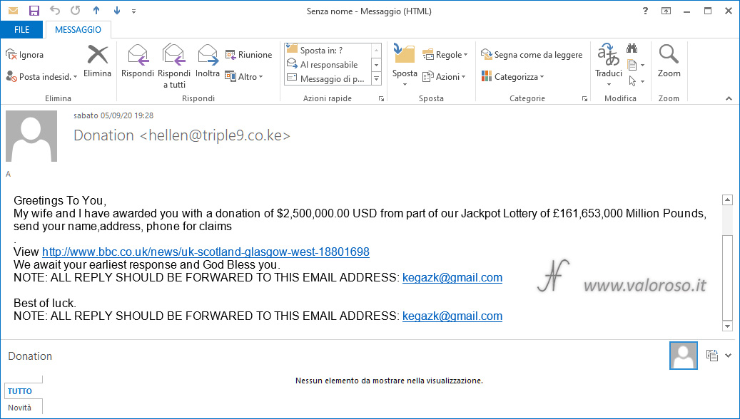 eMail scam, mail, message, phishing, jackpot lottery, winning, earning, how to protect yourself, avoid, be careful