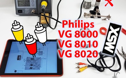 Tutorial build composite audio video cable for Philips MSX VG 8020 VG 8010 VG 8000, VG8020 VG8010 VG8000, How to build an audio/video cable for MSX Philips VG 8000, VG 8010 and VG 8020