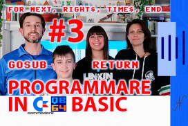 Programming tutorial in Basic QB64 Commodore fitness program