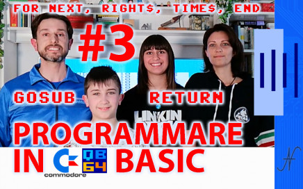 Tutorial di programmazione in Basic QB64 Commodore programma fitness