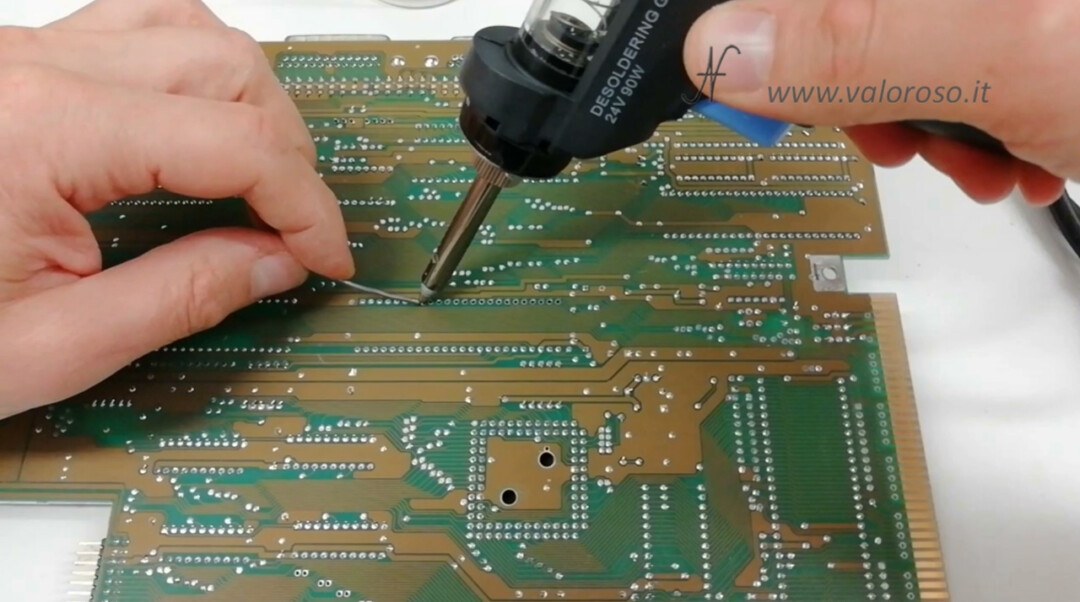 Tutorial ZD 8915 desoldering station desoldering gun desoldering chip PCB socket pin hard foot tin