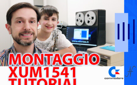 Tutorial montaggio XUM1541 Commodore 1541 USB C64, copertina, interfaccia adattatore USB IEC, OpenCBM, CBMXfer, CBM Transfer