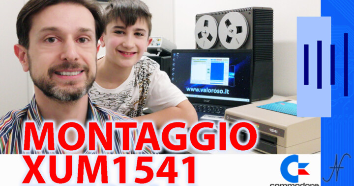 Tutorial montaggio XUM1541 Commodore 1541 USB C64, copertina, interfaccia adattatore USB IEC, OpenCBM, CBMXfer, CBM Transfer