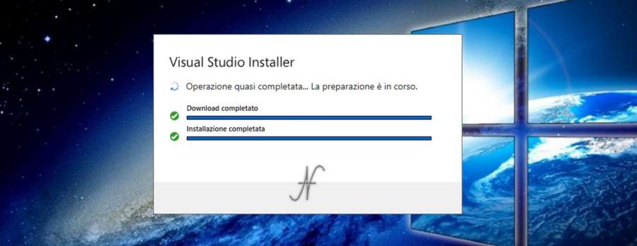 VB.NET, Visual Studio 2019, Visual Studio Installer, download installazione
