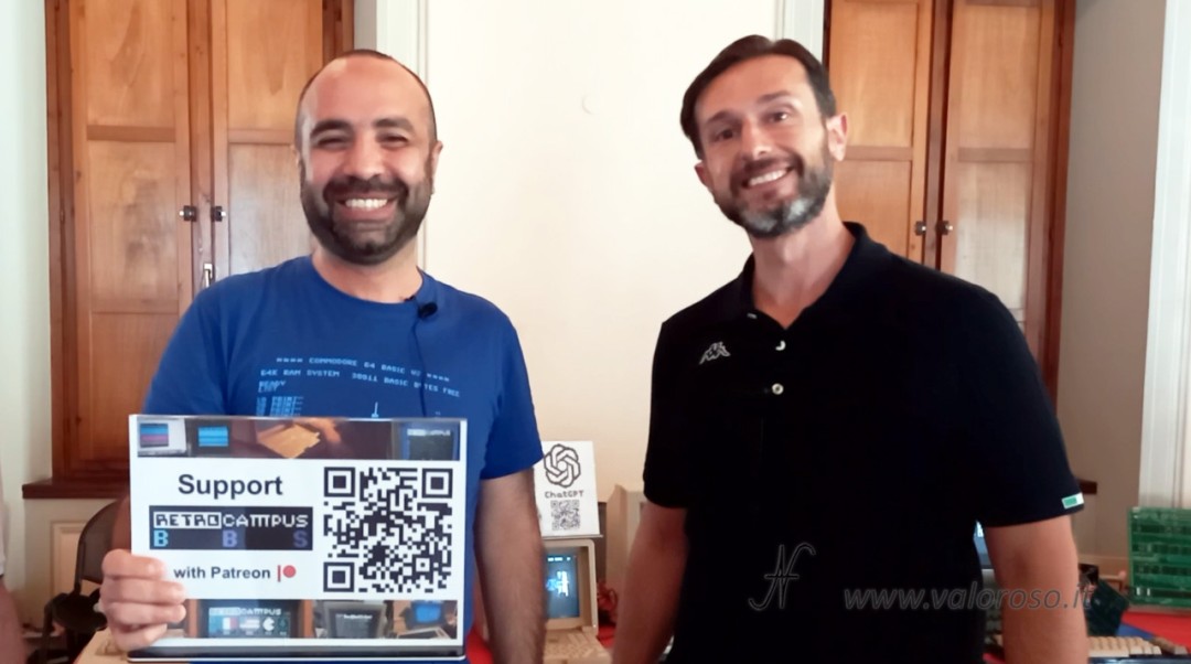 Varese Retrocomputing 2023, Francesco Sblendorio, ValorosoIT, supporta RetroCampus BBS su Patreon