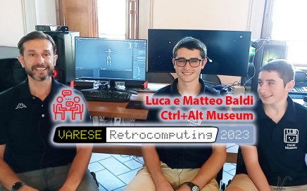 Varese Retrocomputing 2023, intervista 2, copertina articolo, Luca Baldi, Matteo Baldi