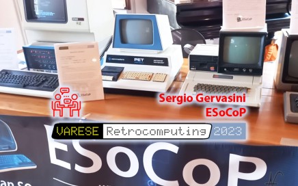 Varese Retrocomputing 2023, interview 3, article cover, Altair 8800, Commodore PET 2001, Apple II, Radio Shack TRS-80