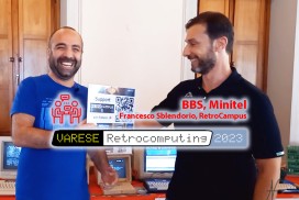 Varese Retrocomputing 2023, interview 6, article cover, Francesco Sblendorio, ValorosoIT