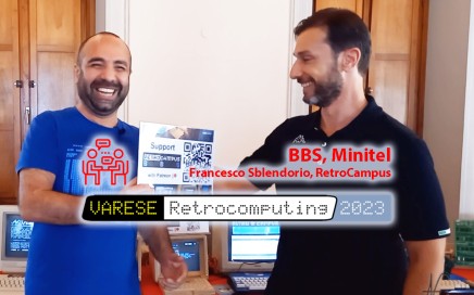 Varese Retrocomputing 2023, intervista 6, copertina articolo, Francesco Sblendorio, ValorosoIT