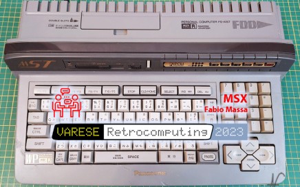 Varese Retrocomputing 2023, intervista 9, MSX, copertina articolo, Fabio Massa