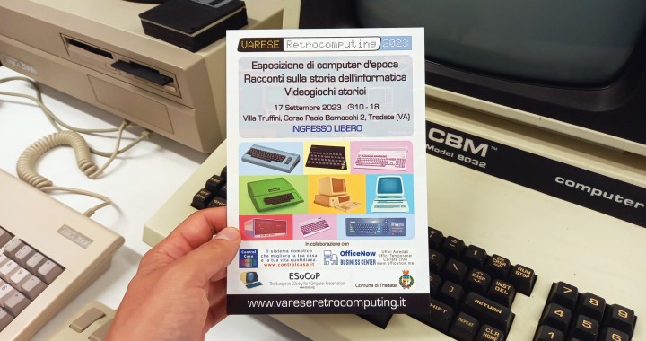 Varese Retrocomputing 2023, mostra computer vintage, Tradate, Villa Truffini, Varese, Malpensa