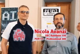 Varese Retrocomputing 2024, interview 1 Nicola Avanzi, DEC Digital, article cover ValorosoIT, DEC Rainbow 100, PDP/11 and Professional 380