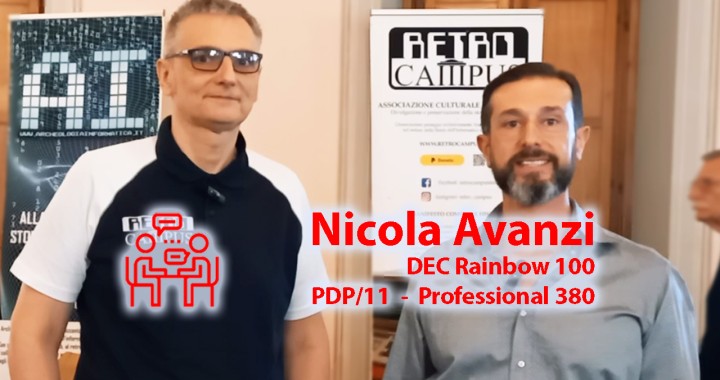 Varese Retrocomputing 2024, interview 1 Nicola Avanzi, DEC Digital, article cover ValorosoIT, DEC Rainbow 100, PDP/11 and Professional 380