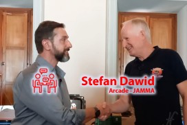 Varese Retrocomputing 2024, interview 2 Stefan Dawid, Gerundo Retrogaming, Arcade Cabinets, JAMMA, article cover ValorosoIT