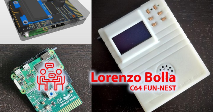 Varese Retrocomputing 2024, interview 5 Lorenzo Bolla, C64 FUN-NEST, article cover
