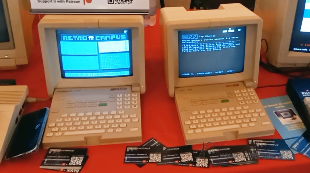 Videotel, Minitel, Teletel, BBS Retrocampus, terminali testuali anni 80 e 90