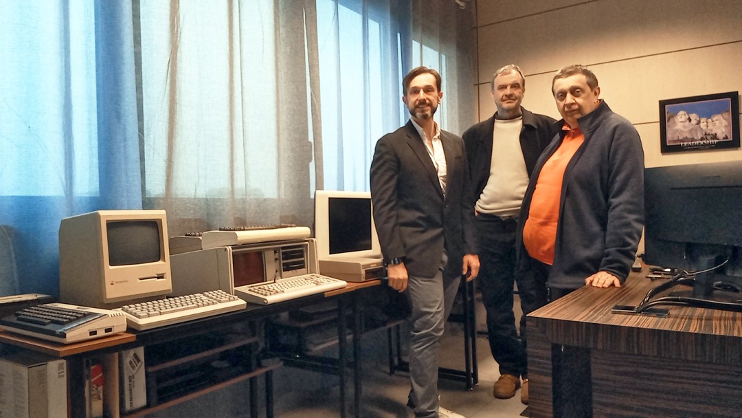 Visita HistoryBit (Davide Fornasiero, Alberto Fornasiero) da ValorosoIT, collezione computer, Apple, IBM, Commodore, Atari